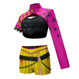 Dead by Daylight Cosplay Costume Mina Key Women Purple Outfit Adult Female Halloween Carnival Costume