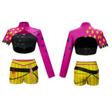 Dead by Daylight Cosplay Costume Mina Key Women Purple Outfit Adult Female Halloween Carnival Costume