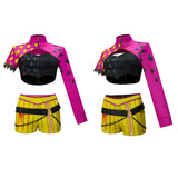 Dead by Daylight Cosplay Costume Mina Key Women Purple Outfit Adult Female Halloween Carnival Costume