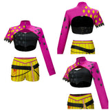 Dead by Daylight Cosplay Costume Mina Key Women Purple Outfit Adult Female Halloween Carnival Costume