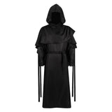 Dead by Daylight Cosplay Costume The Ghost Face Black Robe Adult Male Halloween Carnival Costume