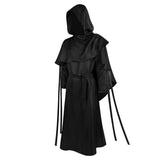 Dead by Daylight Cosplay Costume The Ghost Face Black Robe Adult Male Halloween Carnival Costume