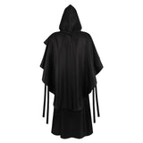 Dead by Daylight Cosplay Costume The Ghost Face Black Robe Adult Male Halloween Carnival Costume