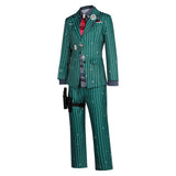 Delta Force Cosplay Costume Alonso Hudson Green Suit Adult Male Halloween Carnival Costume