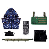 Delta Force Cosplay Costume Hackclaw Green Outfit Adult Female Halloween Carnival Costume