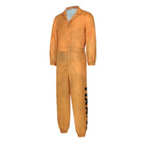 Delta Force Cosplay Costume Warden Weyron Orange Jumpsuit Adult Male Halloween Carnival Costume
