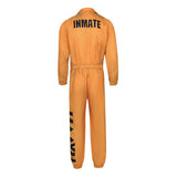 Delta Force Cosplay Costume Warden Weyron Orange Jumpsuit Adult Male Halloween Carnival Costume