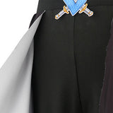 Descendants Cosplay Costume Chloe Charming Kids Children Black and Blue Dress Halloween Carnival Costume