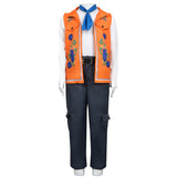 Descendants Cosplay Costume Luis Madrigal Cosplay Kids Children Orange Outfit Halloween Carnival Costume