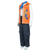 Descendants Cosplay Costume Luis Madrigal Cosplay Kids Children Orange Outfit Halloween Carnival Costume