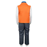 Descendants Cosplay Costume Luis Madrigal Cosplay Kids Children Orange Outfit Halloween Carnival Costume