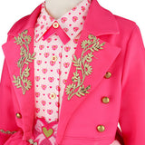 Descendants Cosplay Costume Pink Kids Children Pink Dress Halloween Carnival Costume