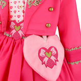 Descendants Cosplay Costume Pink Kids Children Pink Dress Halloween Carnival Costume