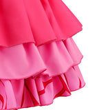 Descendants Cosplay Costume Pink Kids Children Pink Dress Halloween Carnival Costume