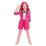 Descendants Cosplay Costume Pink Kids Children Pink Shorts Set Halloween Carnival Costume