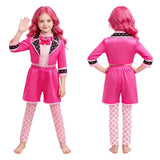 Descendants Cosplay Costume Pink Kids Children Pink Shorts Set Halloween Carnival Costume