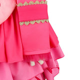 Descendants Cosplay Costume Pink Pink Outfit Adult Female Halloween Carnival Costume