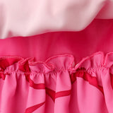Descendants Cosplay Costume Pink Pink Outfit Adult Female Halloween Carnival Costume