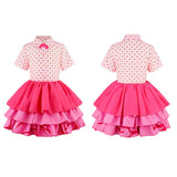 Descendants Cosplay Costume Pink Pink Outfit Adult Female Halloween Carnival Costume