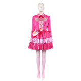 Descendants Cosplay Costume Princess Pink of Hearts Pink Outfit Adult Female Halloween Carnival Costume