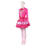 Descendants Cosplay Costume Princess Pink of Hearts Pink Outfit Adult Female Halloween Carnival Costume
