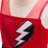 Descendants Cosplay Costume Red Kids Children Red Dress Halloween Carnival Costume