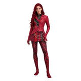 Descendants Cosplay Costume Red Women Red Outfit Adult Female Halloween Carnival Costume