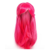 Descendants Pink Cosplay Wig Heat Resistant Synthetic Hair Carnival Halloween Party Props
