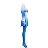 Descendants: Wicked Wonderland Cosplay Costume Chloe Blue Outfit Adult Female Halloween Carnival Costume