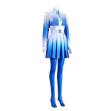 Descendants: Wicked Wonderland Cosplay Costume Chloe Blue Outfit Adult Female Halloween Carnival Costume