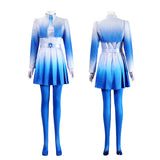 Descendants: Wicked Wonderland Cosplay Costume Chloe Blue Outfit Adult Female Halloween Carnival Costume