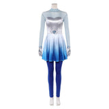 Descendants: Wicked Wonderland Cosplay Costume Chloe Blue Outfit Adult Female Halloween Carnival Costume