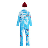 Descendants: Wicked Wonderland Cosplay Costume Mr. Smee Blue Outfit Adult Male Halloween Carnival Costume