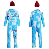 Descendants: Wicked Wonderland Cosplay Costume Mr. Smee Blue Outfit Adult Male Halloween Carnival Costume
