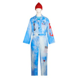 Descendants: Wicked Wonderland Cosplay Costume Mr. Smee Kids Children Blue Outfit Halloween Carnival Costume