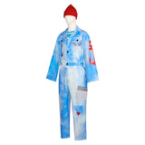 Descendants: Wicked Wonderland Cosplay Costume Mr. Smee Kids Children Blue Outfit Halloween Carnival Costume