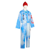 Descendants: Wicked Wonderland Cosplay Costume Mr. Smee Kids Children Blue Outfit Halloween Carnival Costume