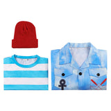 Descendants: Wicked Wonderland Cosplay Costume Mr. Smee Kids Children Blue Outfit Halloween Carnival Costume