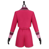 Descendants: Wicked Wonderland Cosplay Costume Pink Pink Shorts Set Adult Female Halloween Carnival Costume