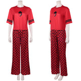 Descendants: Wicked Wonderland Cosplay Costume Red Red Pajamas Adult Female Halloween Carnival Costume