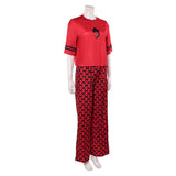 Descendants: Wicked Wonderland Cosplay Costume Red Red Pajamas Adult Female Halloween Carnival Costume