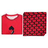 Descendants: Wicked Wonderland Cosplay Costume Red Red Pajamas Adult Female Halloween Carnival Costume