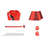 Descendants: Wicked Wonderland Cosplay Costume Red Red Skirt Set Adult Female Halloween Carnival Costume