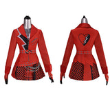 Descendants: Wicked Wonderland Cosplay Costume Red Red Skirt Set Adult Female Halloween Carnival Costume