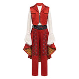 Descendants: Wicked Wonderland Cosplay Costume Red Red Vest Set Adult Female Halloween Carnival Costume