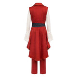 Descendants: Wicked Wonderland Cosplay Costume Red Red Vest Set Adult Female Halloween Carnival Costume
