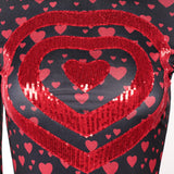 Descendants: Wicked Wonderland Cosplay Costume Red Women Red Set Adult Female Halloween Carnival Costume