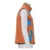 Descendants: Wicked Wonderland Luis Madrigal Kids Children Orange Vest Halloween Carnival Costume