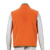Descendants: Wicked Wonderland Luis Madrigal Orange Embroidered  Vest Adult Male Halloween Carnival Costume