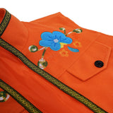 Descendants: Wicked Wonderland Luis Madrigal Orange Embroidered  Vest Adult Male Halloween Carnival Costume